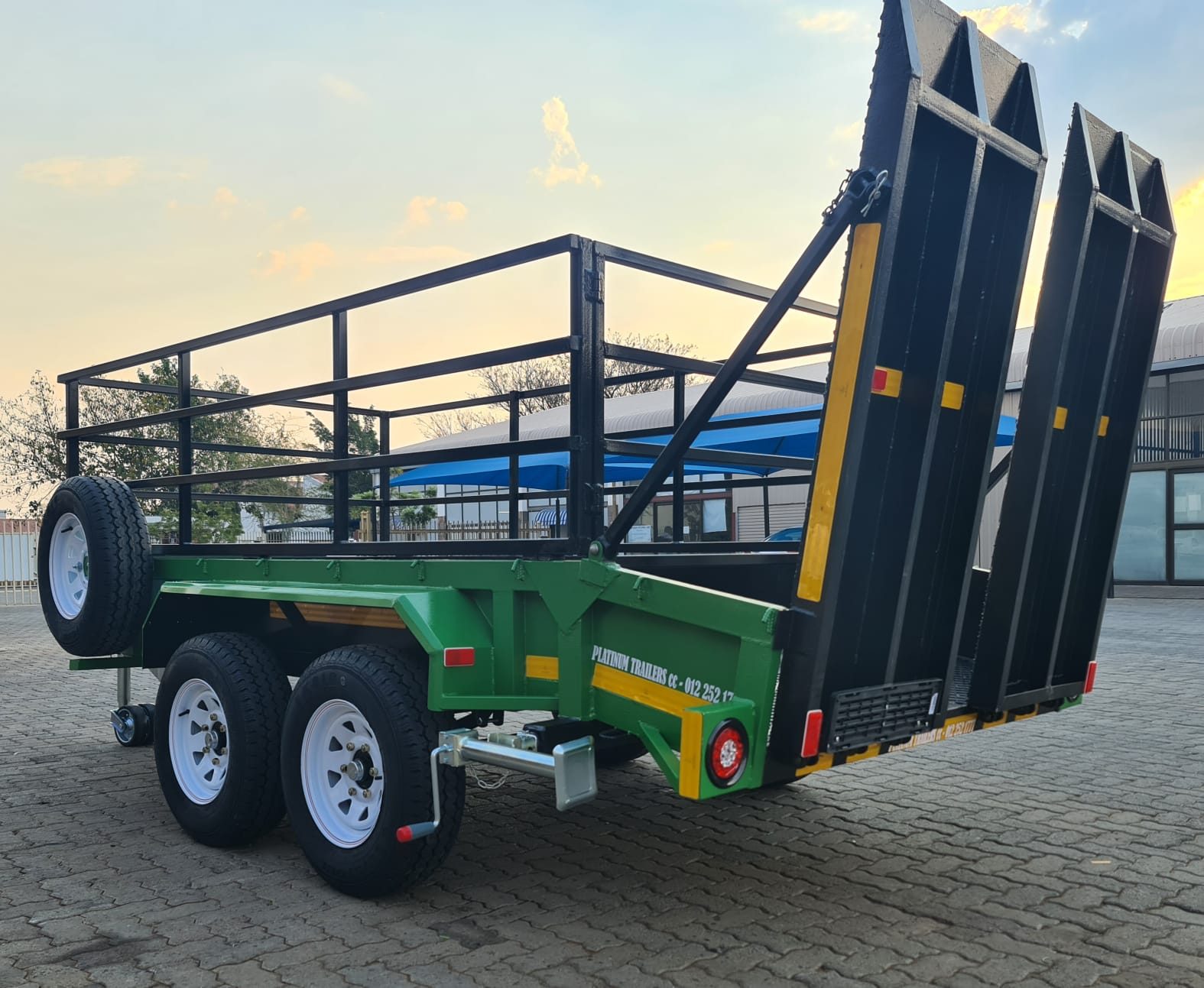 Platinum Trailers CC Bobcat / Forklift Combo Trailer. – photo 6