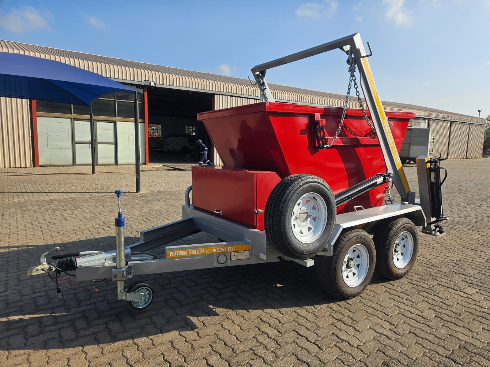 Platinum Trailers CC Skip Bin Trailer. – photo 1