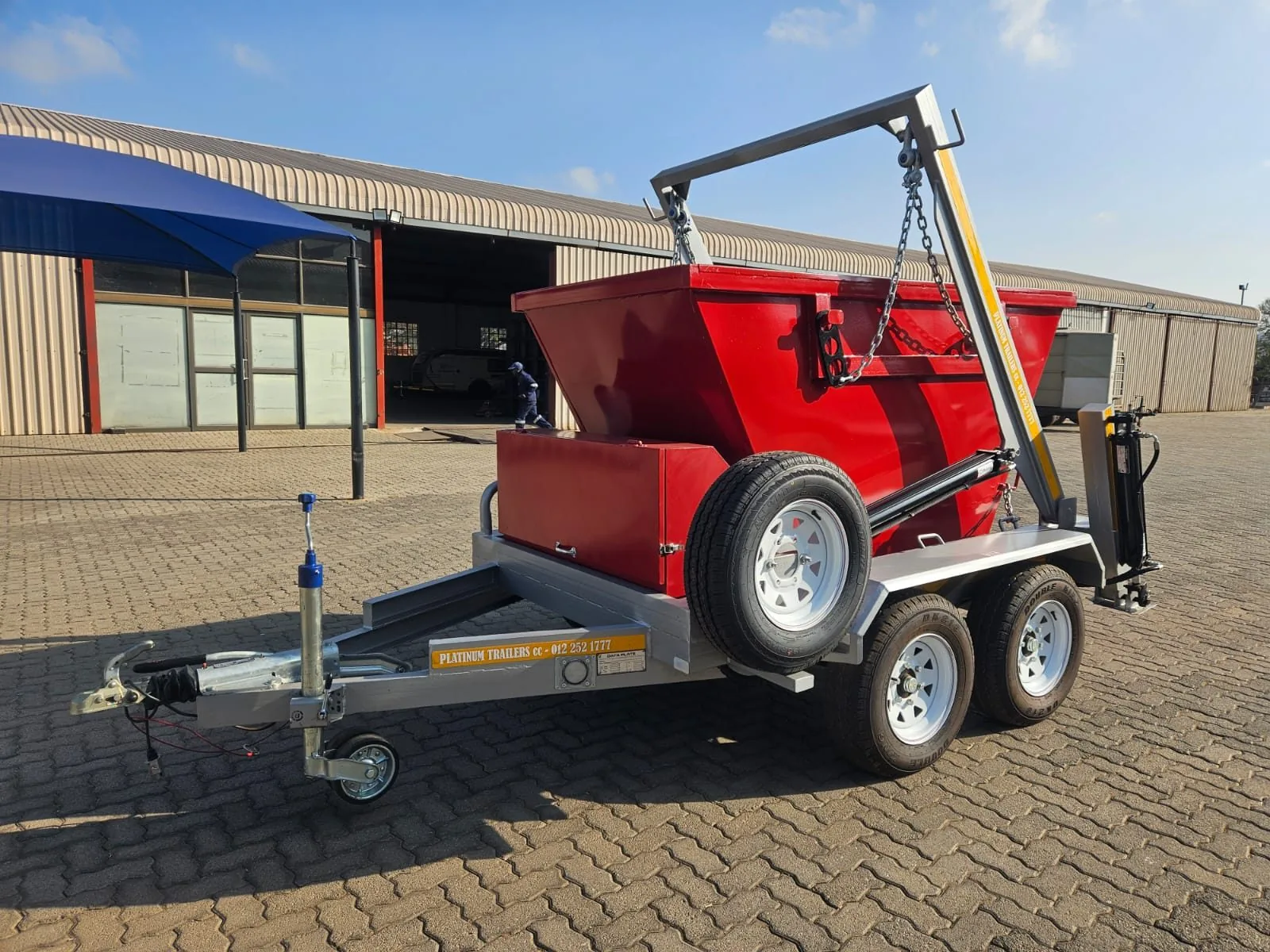 Platinum Trailers CC Skip Bin Trailer. – photo 1