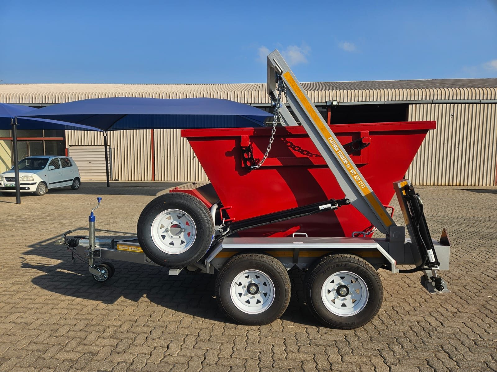 Platinum Trailers CC Skip Bin Trailer. – photo 2