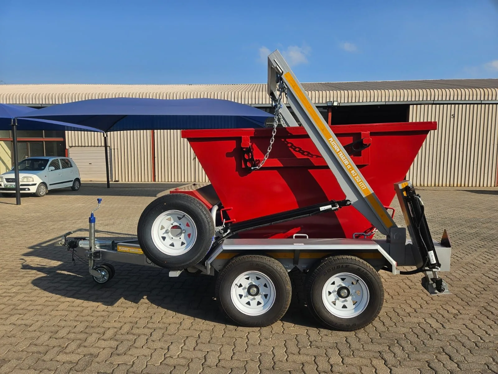 Platinum Trailers CC Skip Bin Trailer. – photo 2