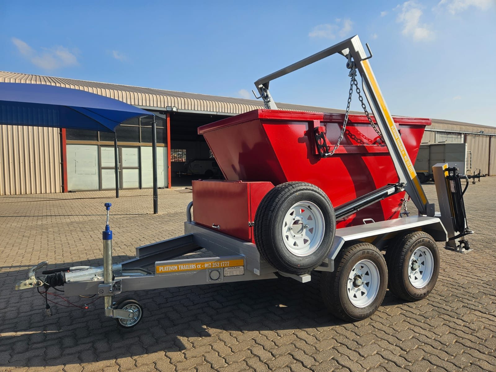 Platinum Trailers CC Skip Bin Trailer. – photo 3