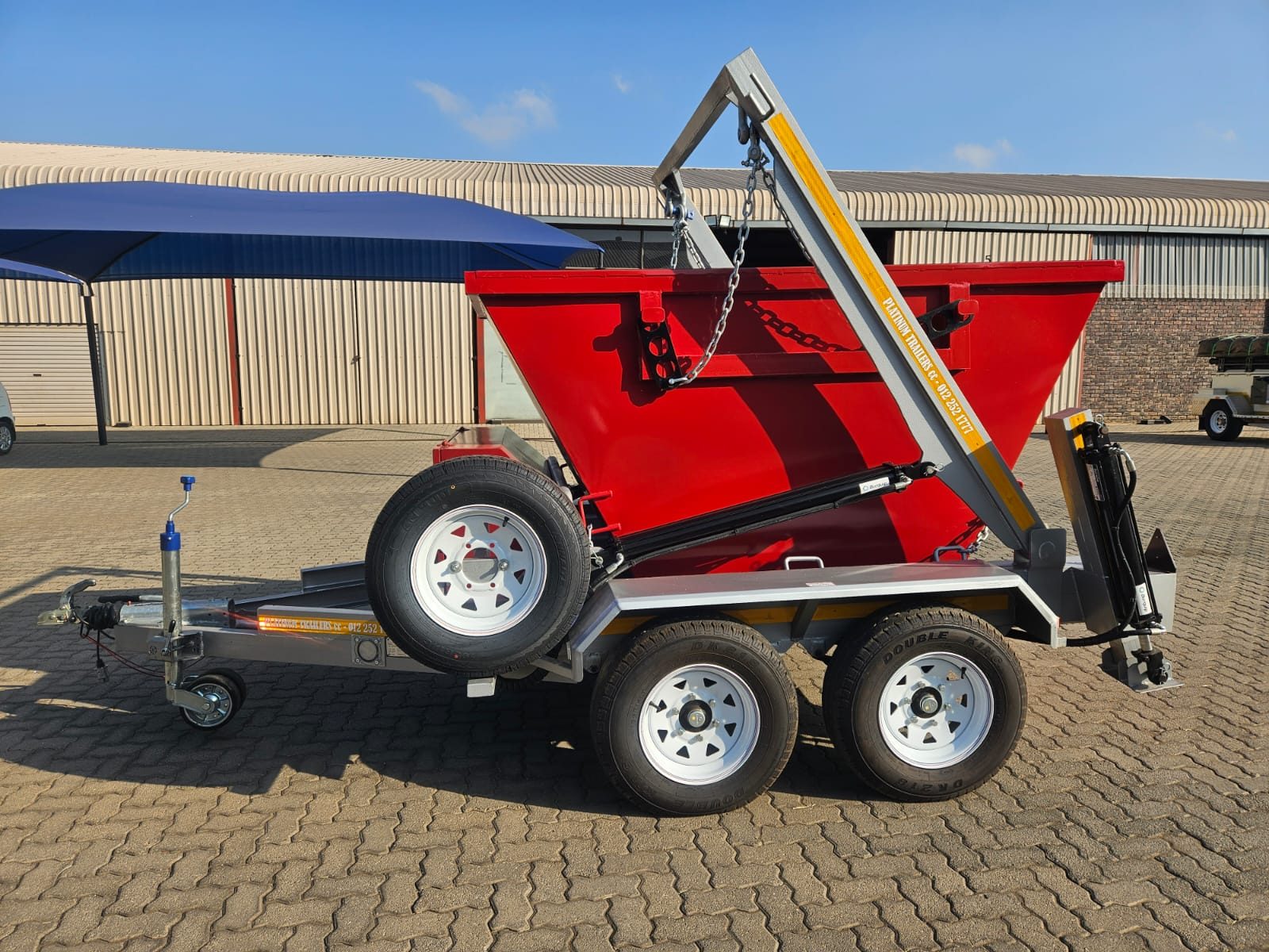 Platinum Trailers CC Skip Bin Trailer. – photo 4