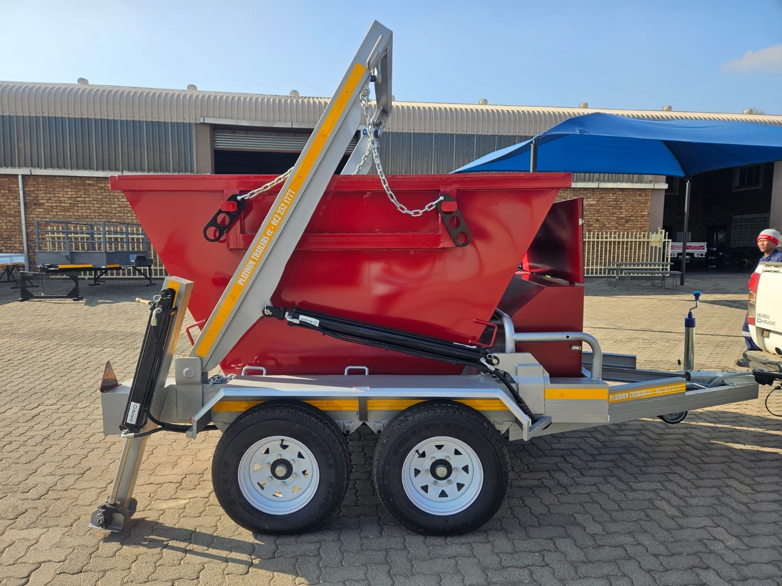 Platinum Trailers CC Skip Bin Trailer. – photo 5