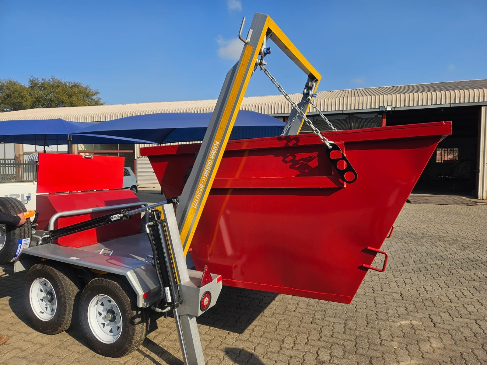 Platinum Trailers CC Skip Bin Trailer. – photo 6