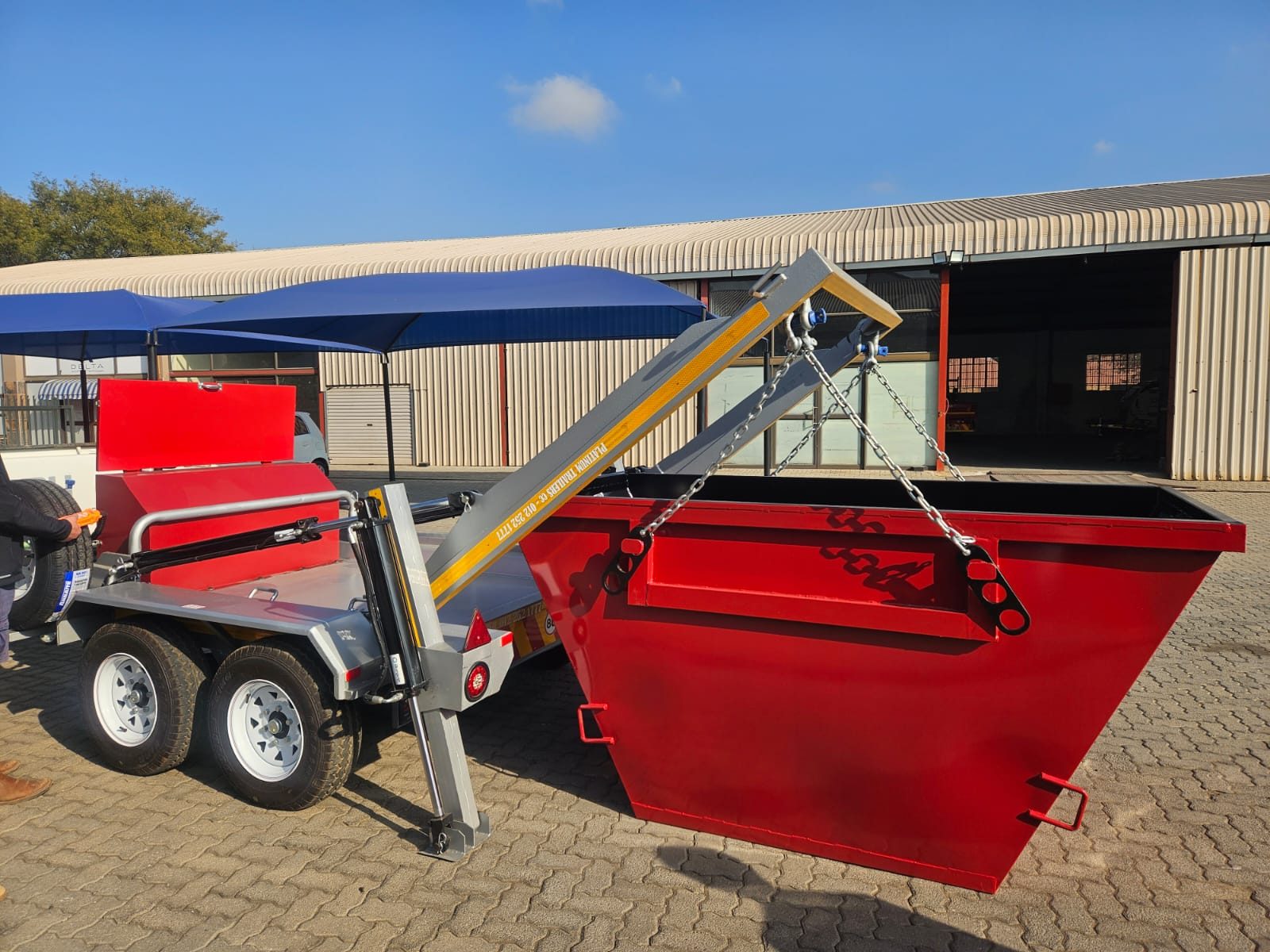 Platinum Trailers CC Skip Bin Trailer. – photo 7
