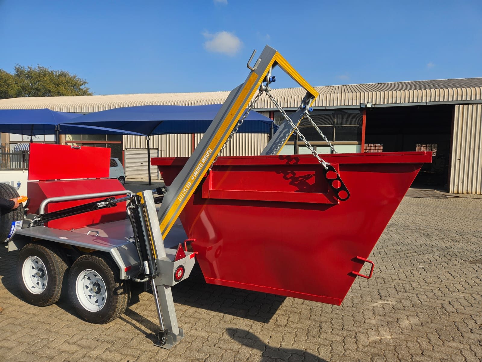 Platinum Trailers CC Skip Bin Trailer. – photo 8